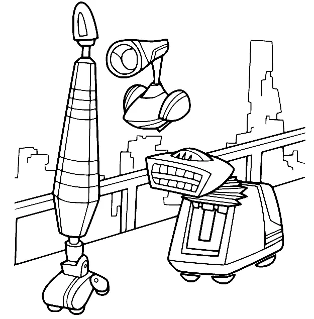 Desenhos de Wall E Para Colorir 31