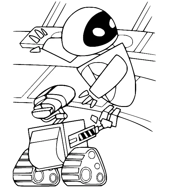 Desenhos de Wall E Para Colorir 36