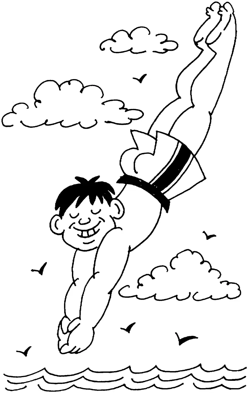 Water Sports Coloring Pages 33