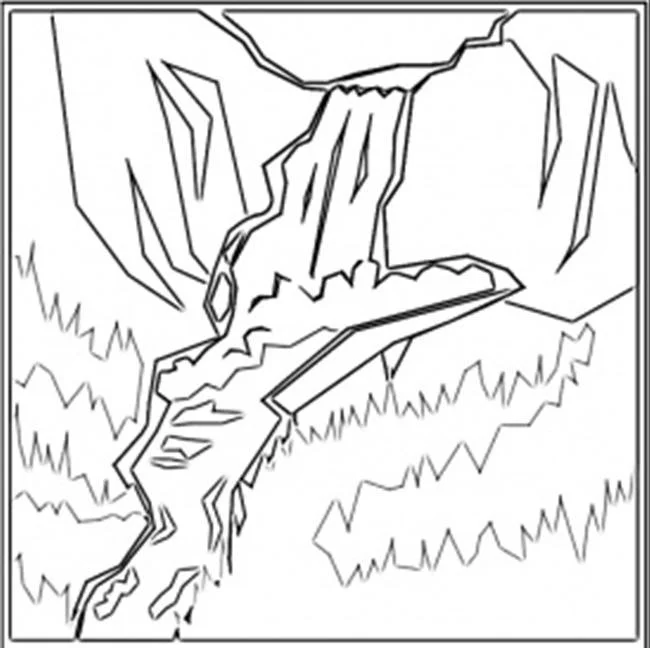 Waterfalls Coloring Pages 51