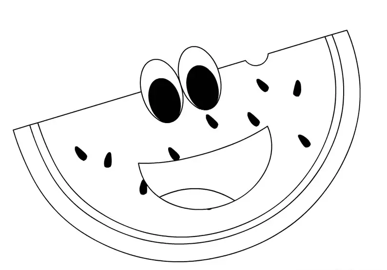 Watermelon Coloring Pages 31