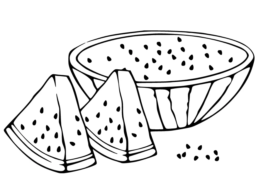 Watermelon Coloring Pages 33