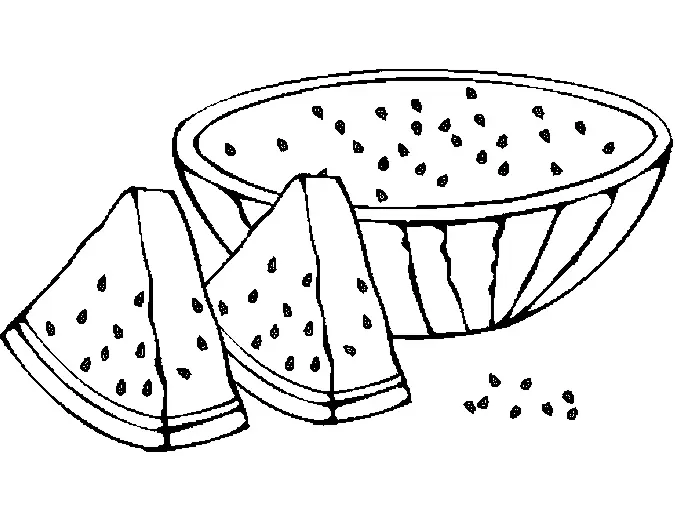 Watermelon Coloring Pages 35