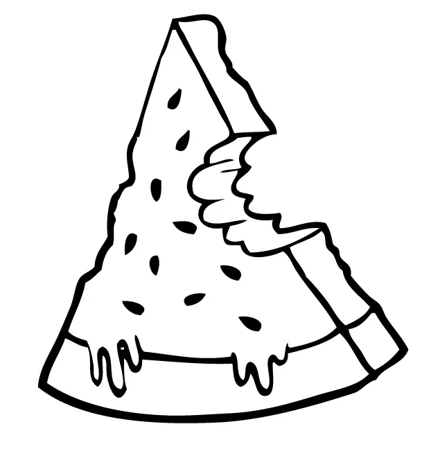 Watermelon Coloring Pages 48