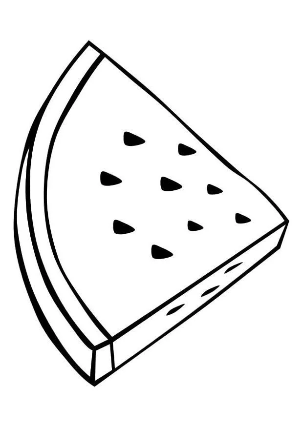 Watermelon Coloring Pages 5