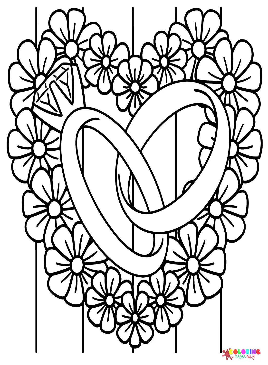 Wedding Ring Coloring Pages