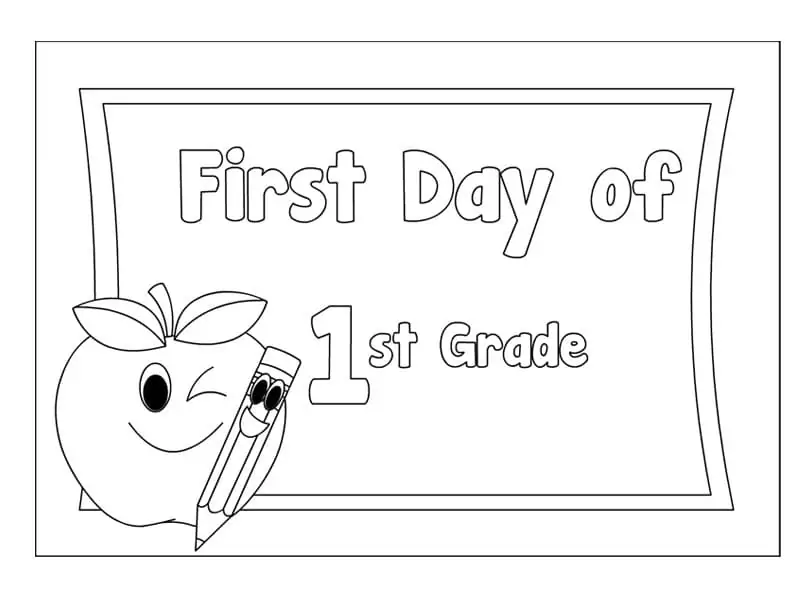 Welcome to First Grade Coloring pages 13