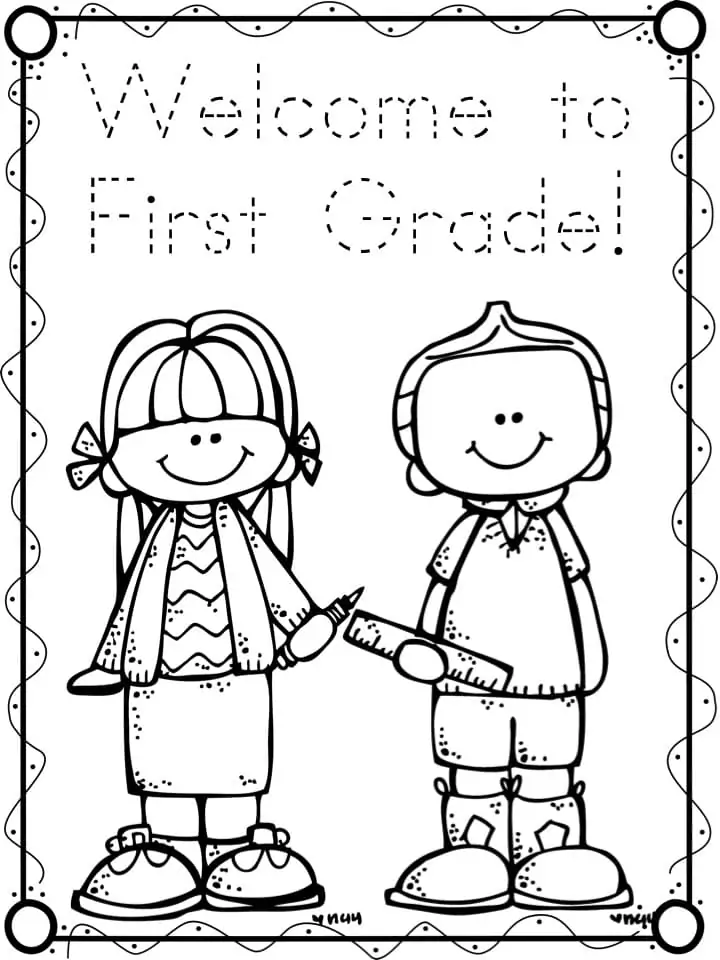 Welcome to First Grade Coloring pages 15