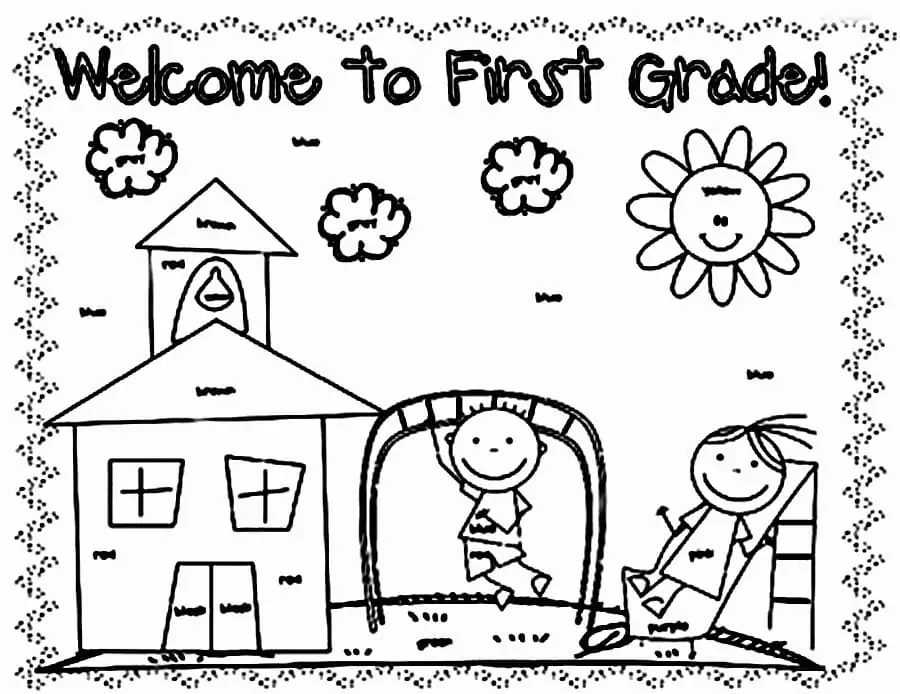 Welcome to First Grade Coloring pages 21