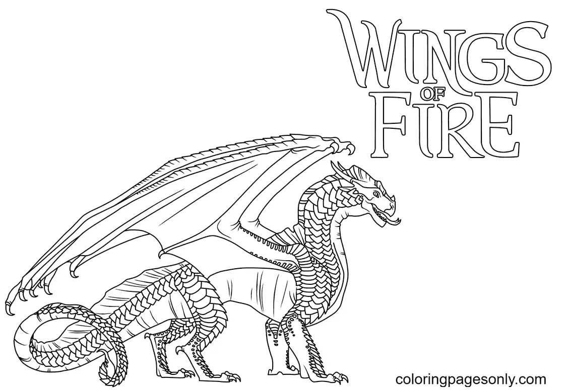 Alas De Fuego Para Colorear 51