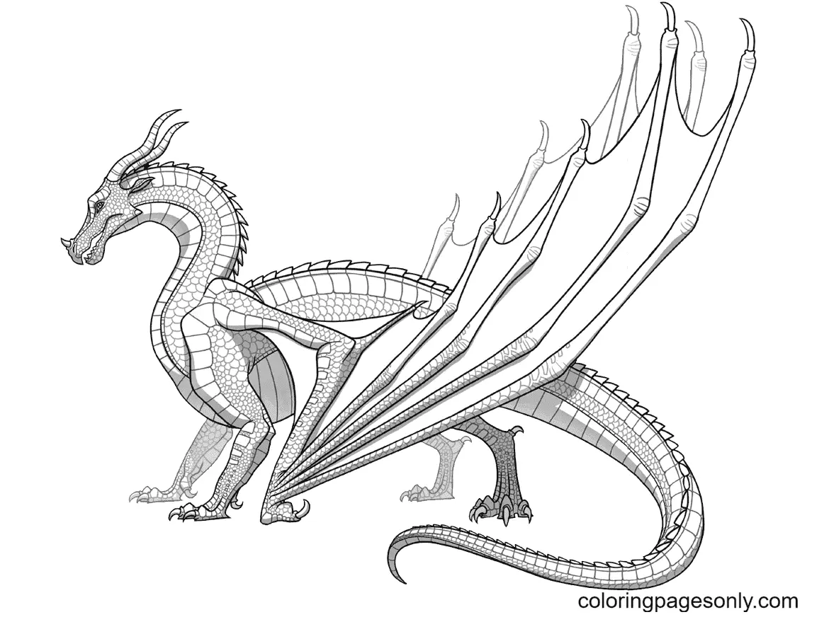 Desenhos de Asas de Fogo Para Colorir 53