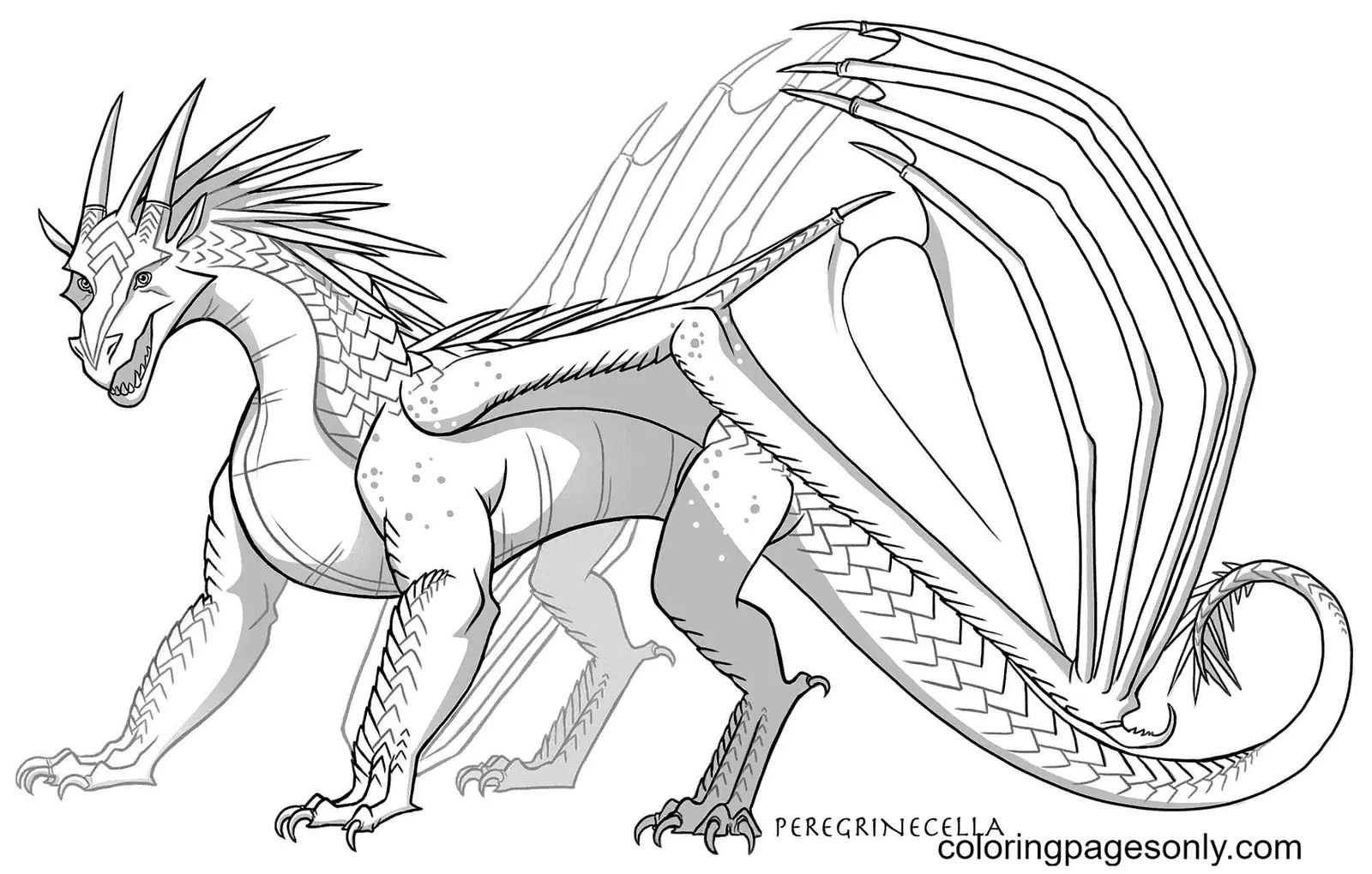 Wings Of Fire Coloring Pages