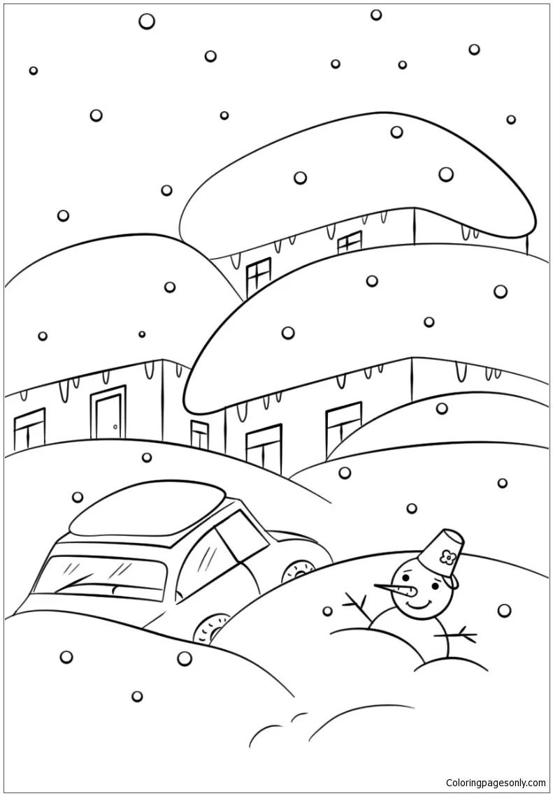 Winter Sports Coloring Pages 102