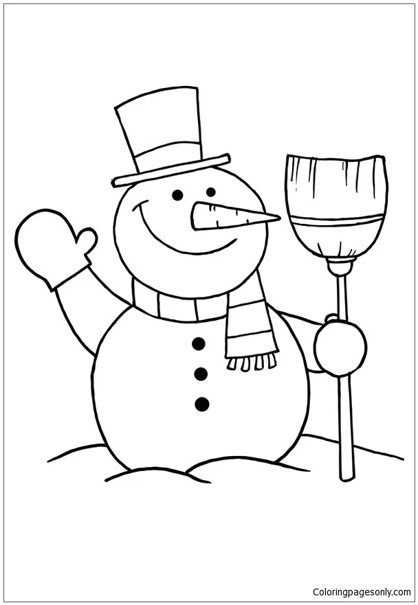 Winter Sports Coloring Pages 107