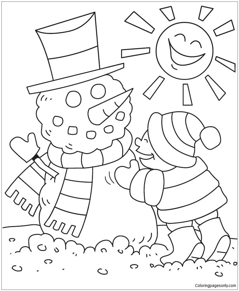 Winter Sports Coloring Pages 114