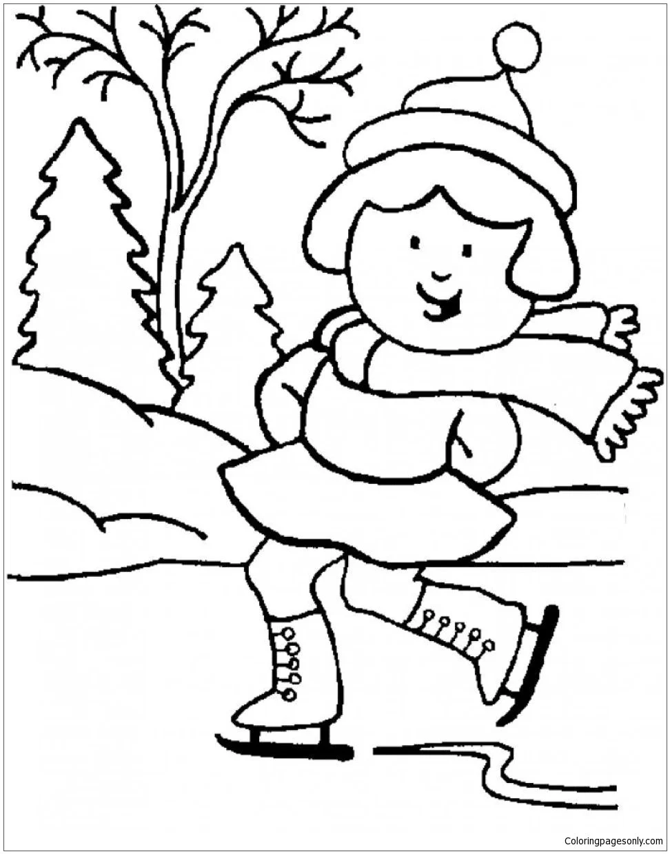 Winter Sports Coloring Pages 115