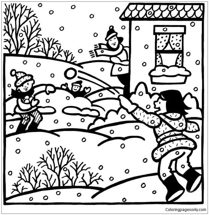 Winter Sports Coloring Pages 116