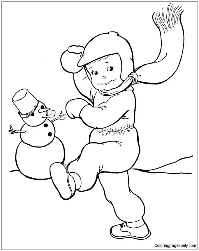 Winter Sports Coloring Pages 117