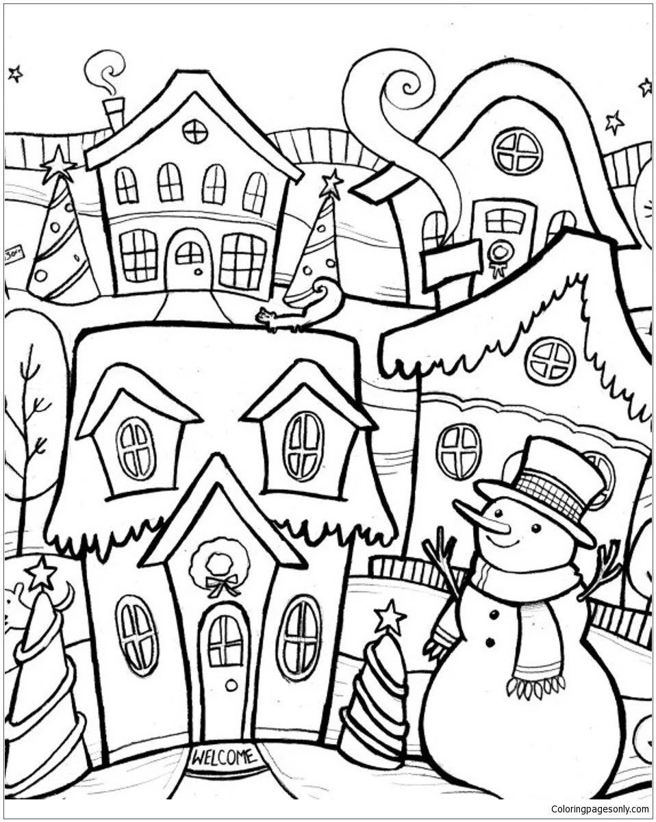 Winter Sports Coloring Pages 61