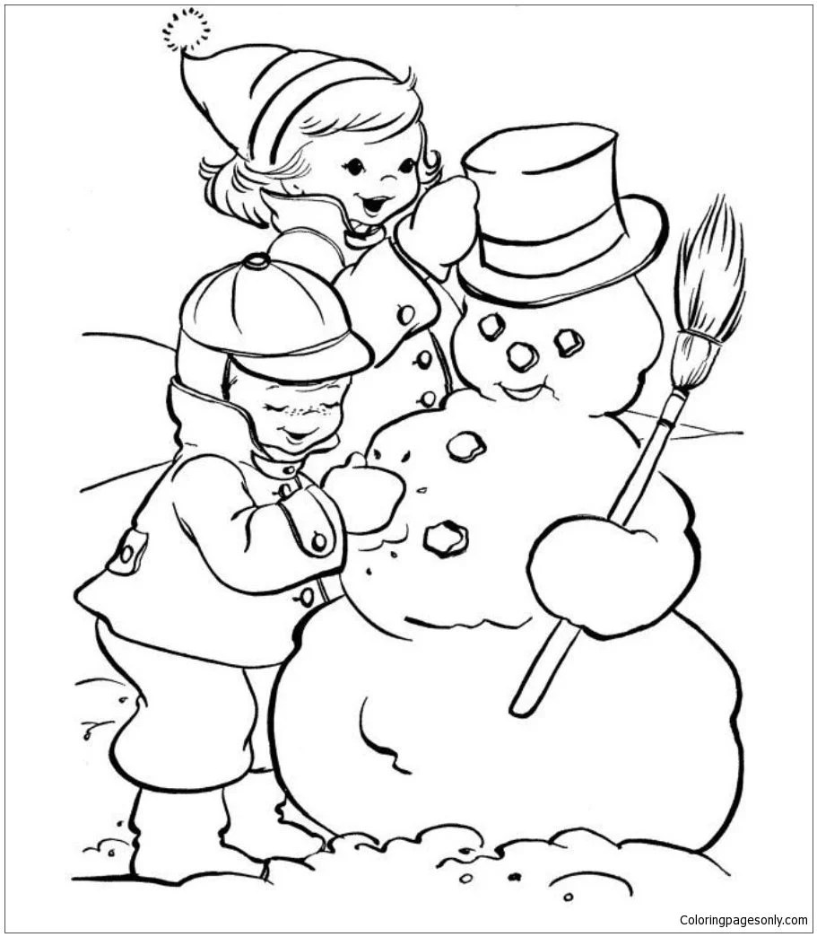 Winter Sports Coloring Pages 89