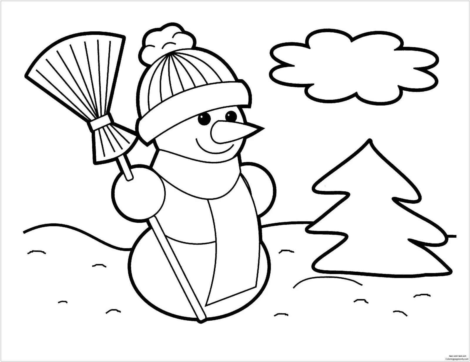 Winter Sports Coloring Pages 94