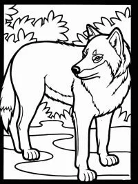 Desenhos de Wolf Para Colorir 129