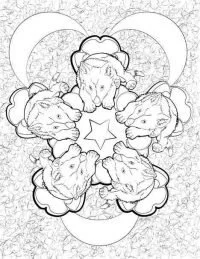 Wolf With Wings Coloring Pages 110