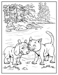 Wolf With Wings Coloring Pages 111