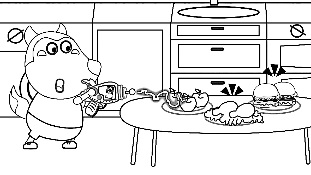 Wolfoo Coloring Pages 101