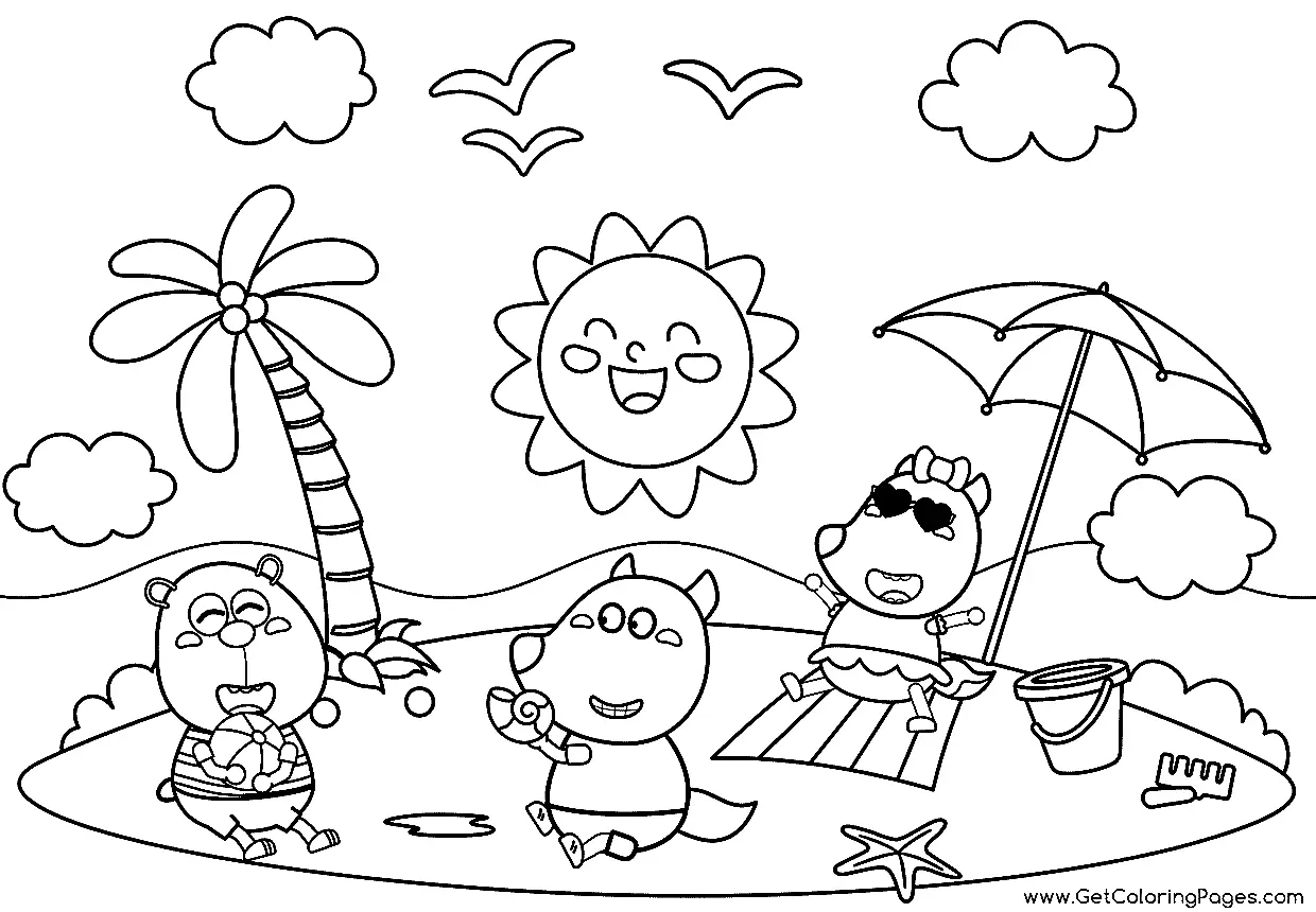 Desenhos de Wolfoo Para Colorir 60