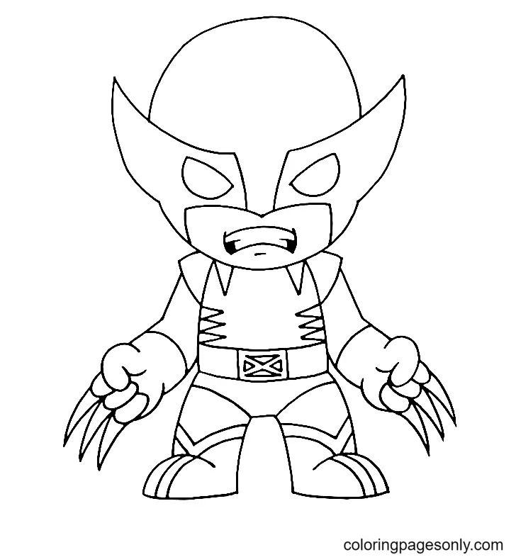 Wolverine Coloring Pages 100