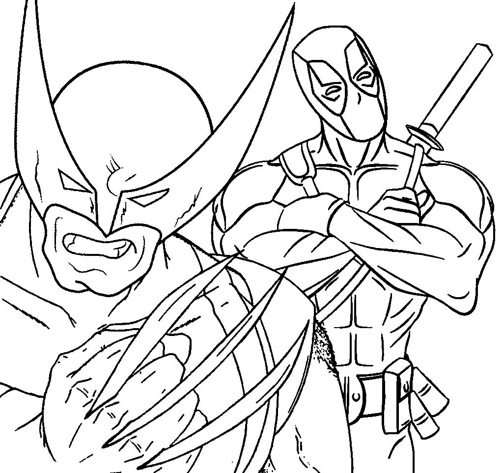 Wolverine Coloring Pages 105