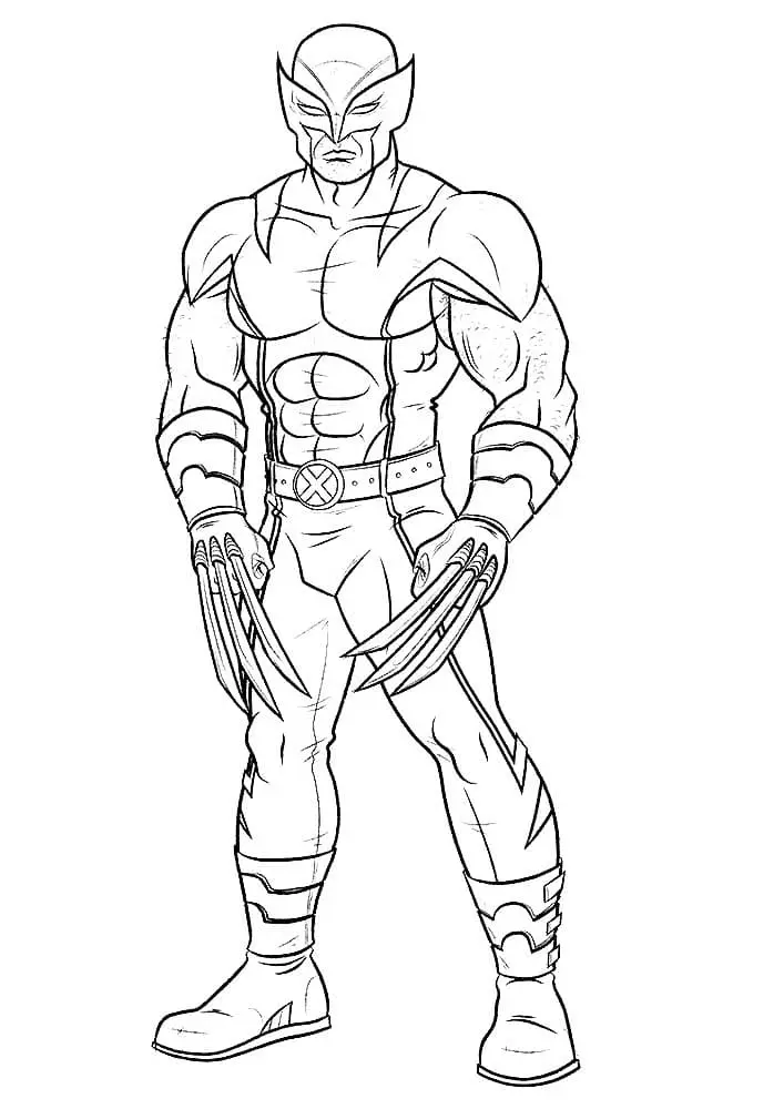 Wolverine Coloring Pages 113