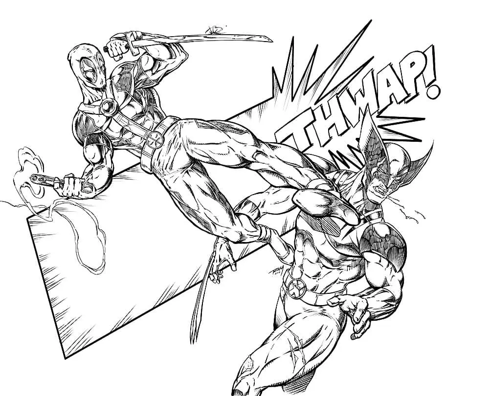 Wolverine Coloring Pages 114