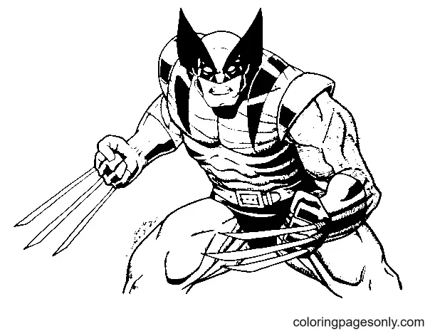 Wolverine Para Colorear 120