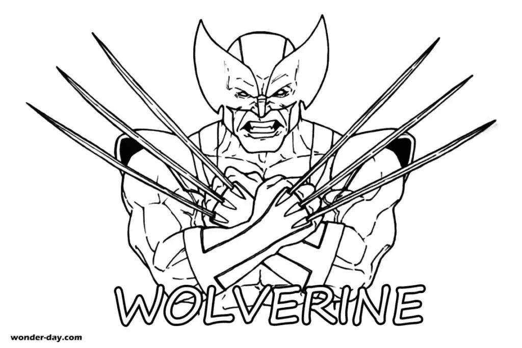 Wolverine Para Colorear 121