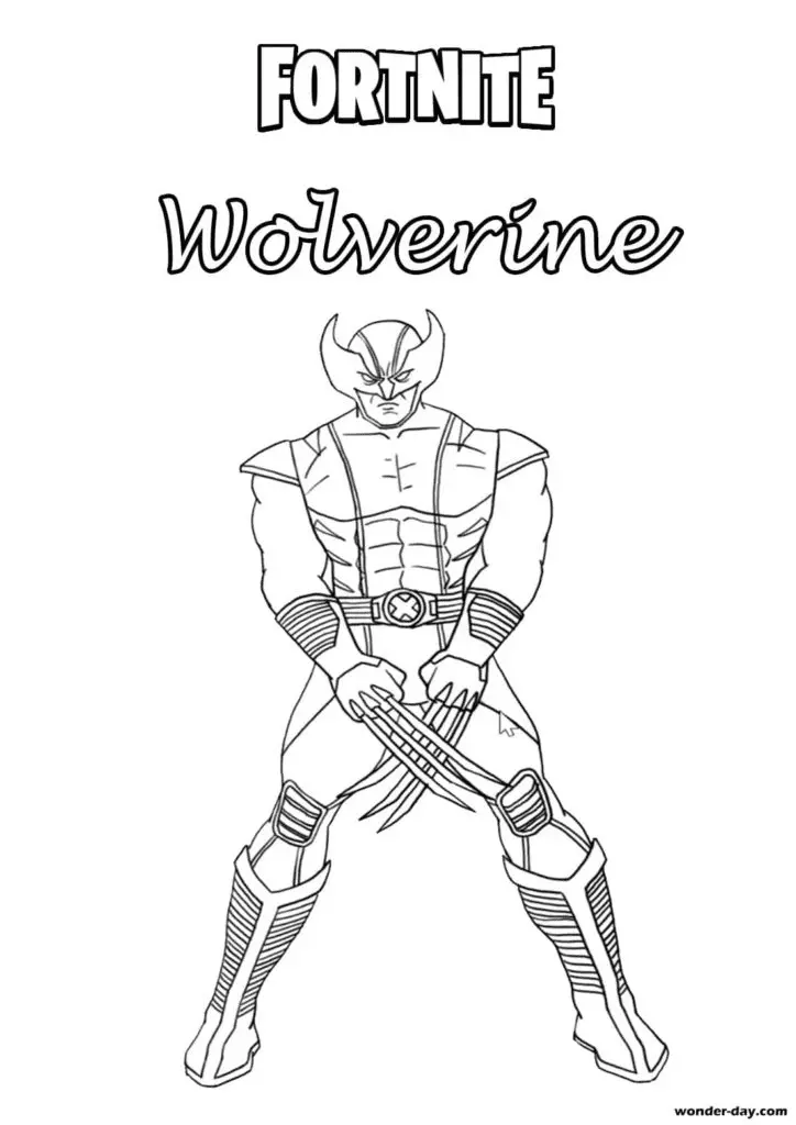 Wolverine Coloring Pages 122