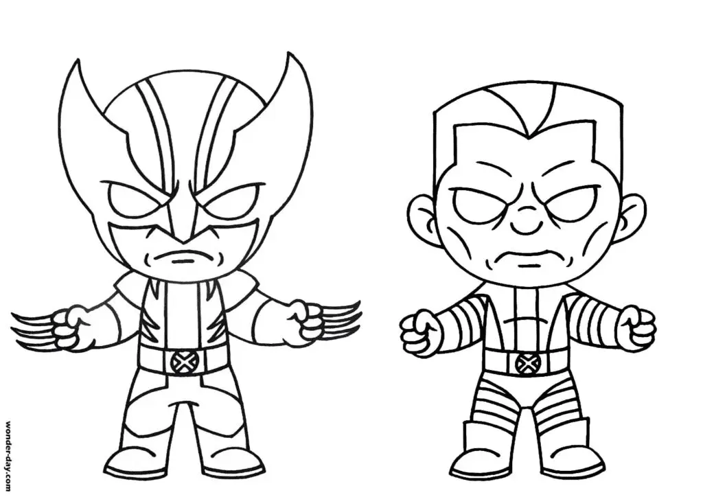 Wolverine Para Colorear 123