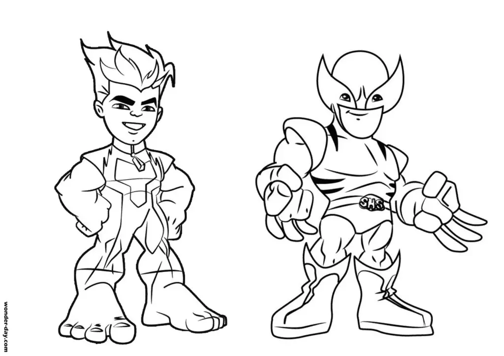 Wolverine Para Colorear 125