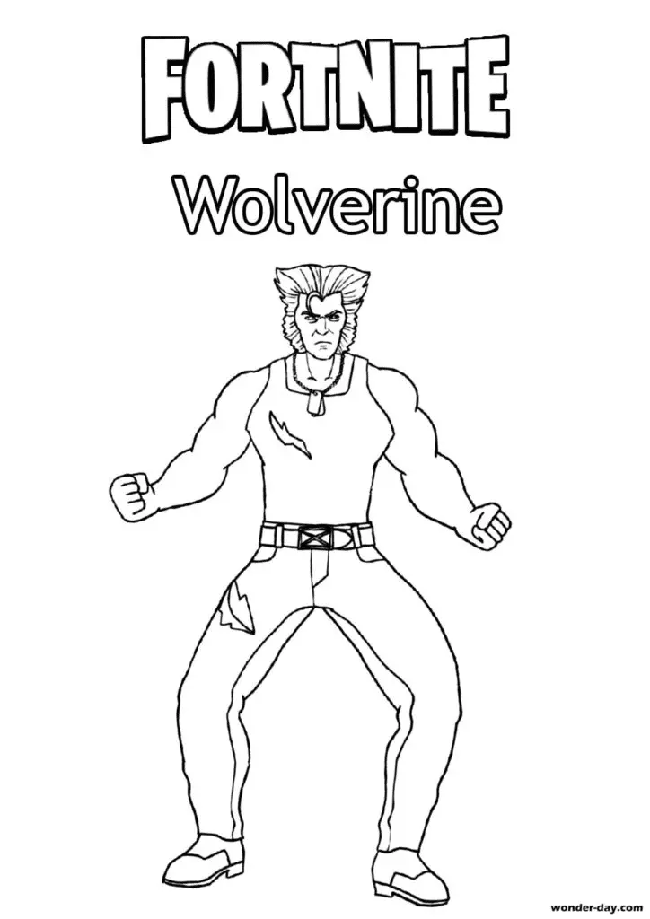 Wolverine Coloring Pages 141