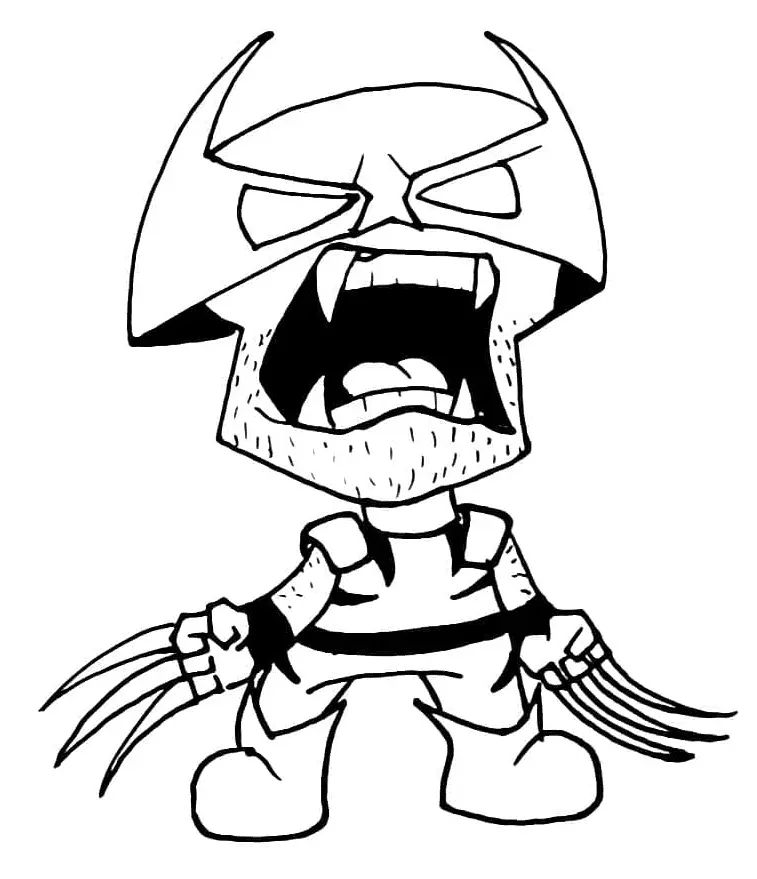 Wolverine Coloring Pages 145