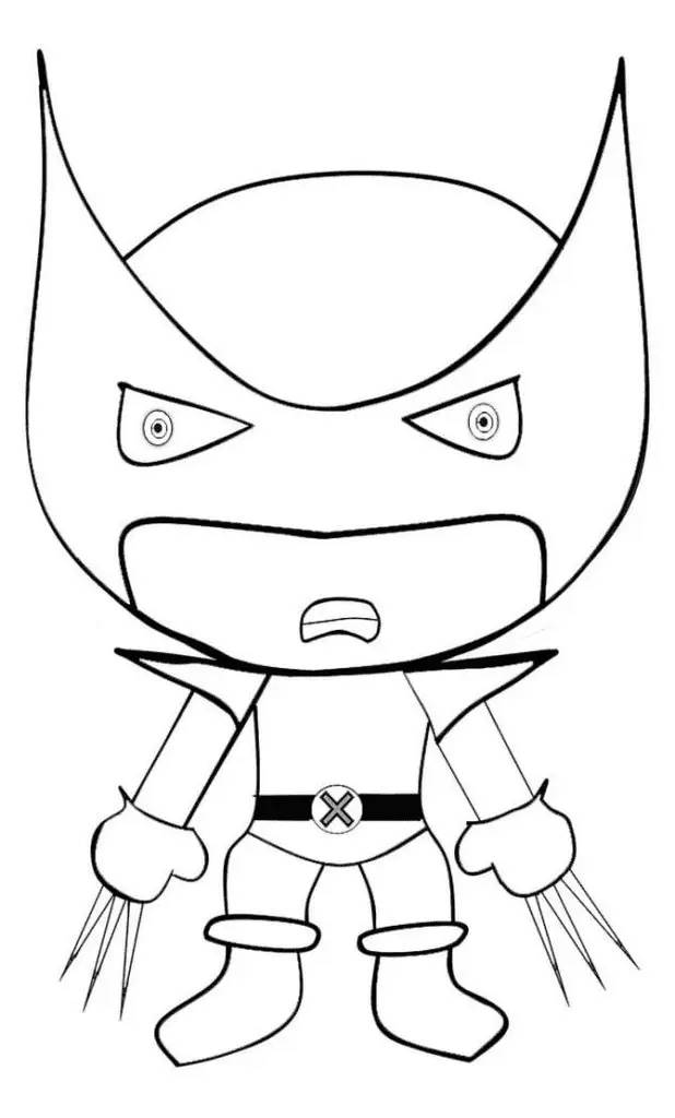 Wolverine Para Colorear 147