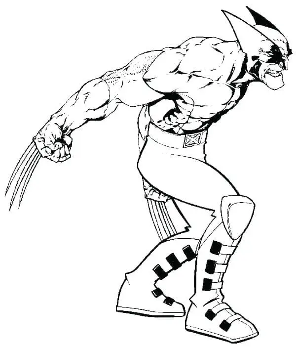 Wolverine Coloring Pages 149