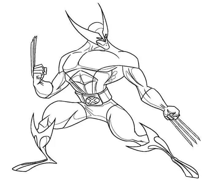 Wolverine Coloring Pages 150