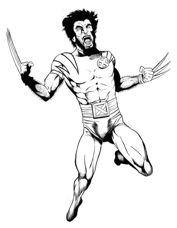 Desenhos de Wolverine Para Colorir 157