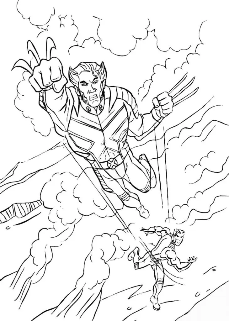 Wolverine Coloring Pages 159