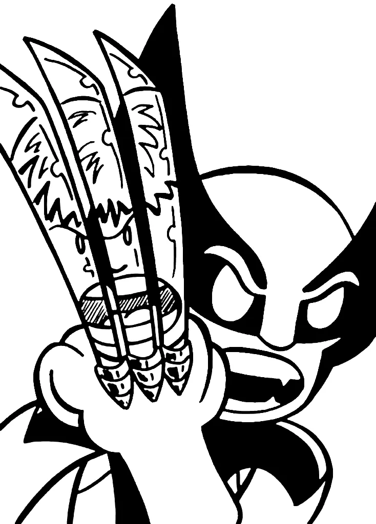 Wolverine Coloring Pages 160