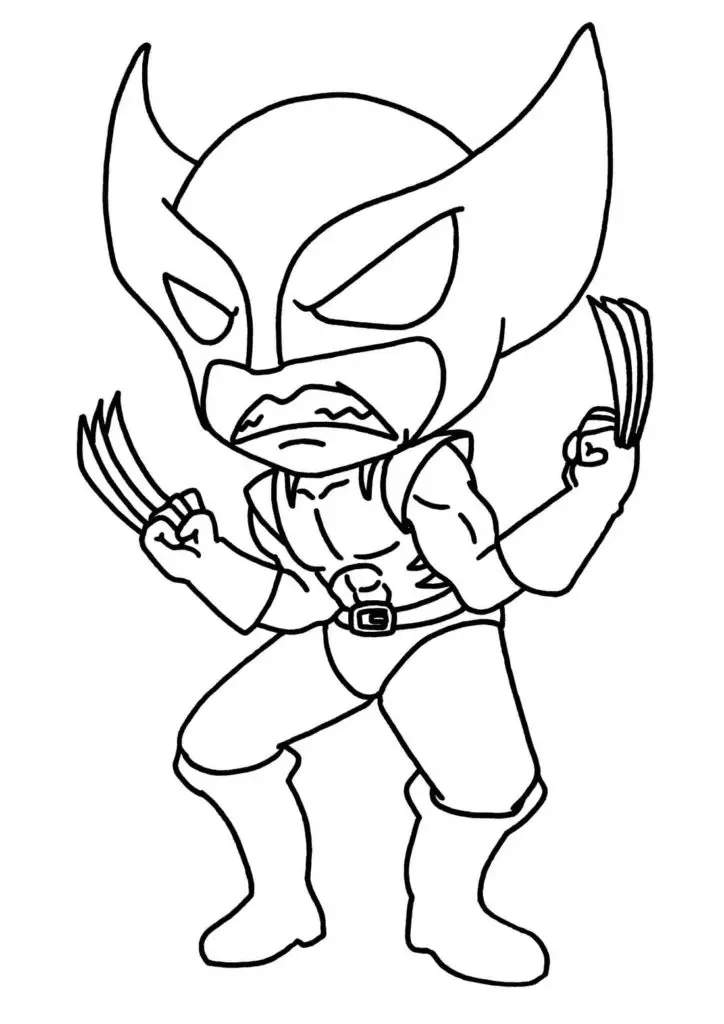 Wolverine Coloring Pages 161