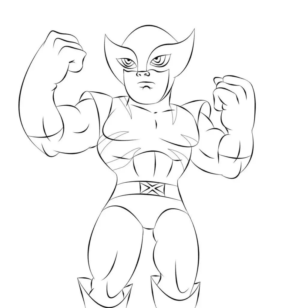 Wolverine Coloring Pages