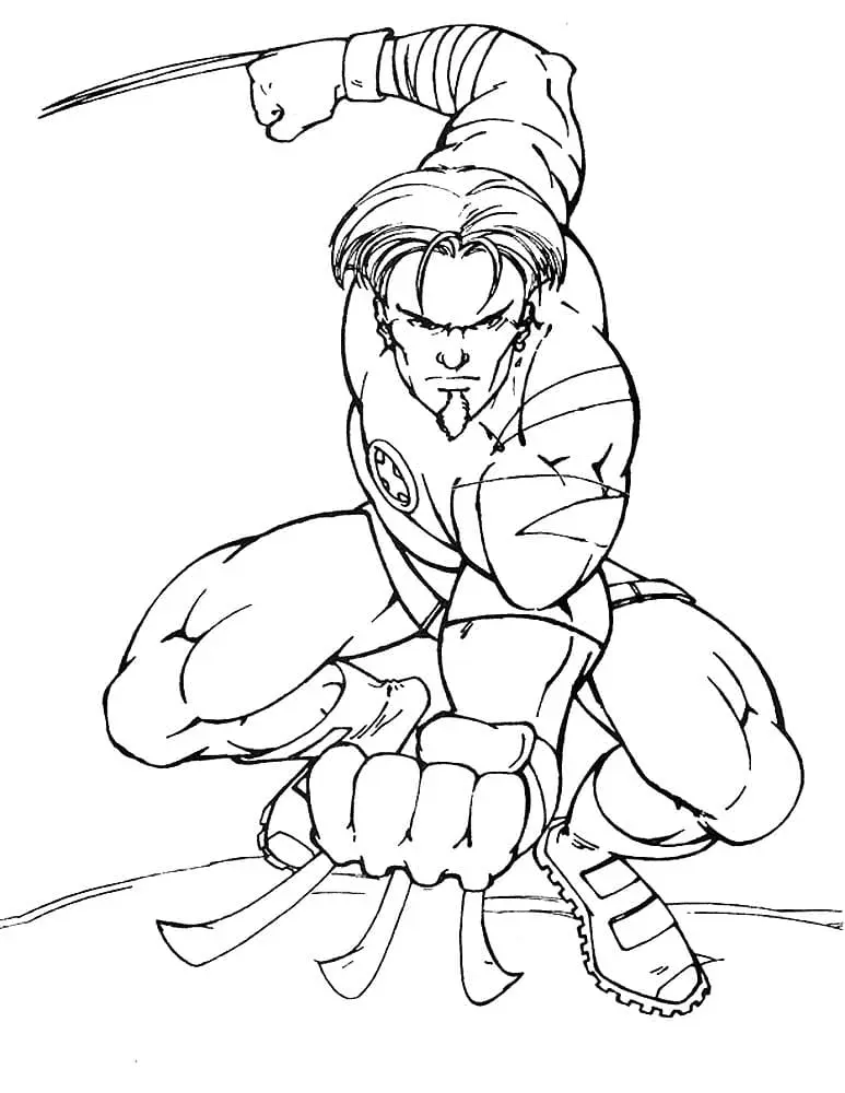 Wolverine Coloring Pages 51